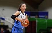 27 January 2019; Dayna Finn of Maree during the Hula Hoops Women’s Division One National Cup Final match between Maree and Ulster University Elks at the National Basketball Arena in Tallaght, Dublin. Photo by Eóin Noonan/Sportsfile