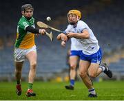 27 January 2019; Jack Prendergast of Waterford in action against Aidan Treacy of Offaly during the Allianz Hurling League Division 1B Round 1 match between Waterford and Offaly at Semple Stadium in Thurles, Co. Tipperary. Photo by Harry Murphy/Sportsfile