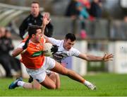 27 January 2019; Stefan Campbell of Armagh in action against Eoin Doyle of Kildare during the Allianz Football League Division 2 Round 1 match between Kildare and Armagh at St Conleth's Park in Newbridge, Kildare. Photo by Piaras Ó Mídheach/Sportsfile