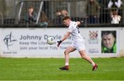 27 January 2019; Jimmy Hyland of Kildare scores the last point of the game, from a free, to level the game during the Allianz Football League Division 2 Round 1 match between Kildare and Armagh at St Conleth's Park in Newbridge, Kildare. Photo by Piaras Ó Mídheach/Sportsfile