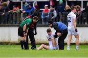 27 January 2019; Kevin Feely of Kildare after picking up an injury during the Allianz Football League Division 2 Round 1 match between Kildare and Armagh at St Conleth's Park in Newbridge, Kildare. Photo by Piaras Ó Mídheach/Sportsfile