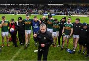 27 January 2019; Kerry manager Peter Keane speaks to his players following the Allianz Football League Division 1 Round 1 match between Kerry and Tyrone at Fitzgerald Stadium in Killarney, Kerry. Photo by Stephen McCarthy/Sportsfile