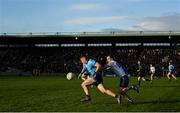 27 January 2019; Con O'Callaghan of Dublin in action against Ryan Wylie of Monaghan during the Allianz Football League Division 1 Round 1 match between Monaghan and Dublin at St Tiernach's Park in Clones, Co. Monaghan. Photo by Ramsey Cardy/Sportsfile