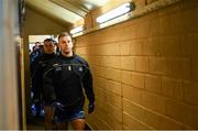 27 January 2019; Jonny Cooper of Dublin walks out ahead of the Allianz Football League Division 1 Round 1 match between Monaghan and Dublin at St Tiernach's Park in Clones, Co. Monaghan. Photo by Ramsey Cardy/Sportsfile