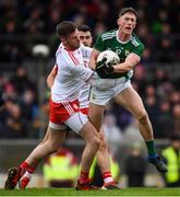 27 January 2019; Jonathan Lyne of Kerry in action against Declan McClure of Tyrone during the Allianz Football League Division 1 Round 1 match between Kerry and Tyrone at Fitzgerald Stadium in Killarney, Kerry. Photo by Stephen McCarthy/Sportsfile