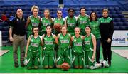 27 January 2019; The Courtyard Liffey Celtics team prior to the Hula Hoops Women’s Division One National Cup Final match between Courtyard Liffey Celtics and Singleton SuperValu Brunell at the National Basketball Arena in Tallaght, Dublin. Photo by Brendan Moran/Sportsfile