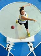 27 January 2019; Nicole Kehoe-Dowling of St. Abbans AC, Laois, competing in the U23 Women Shot put event during the Irish Life Health Junior and U23 Indoors at AIT International Arena in Athlone, Co. Westmeath. Photo by Sam Barnes/Sportsfile
