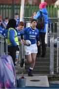 27 January 2019; St Mary's College captain Niall Hurley leads his side out ahead of the Bank of Ireland Leinster Schools Senior Cup Round 1 match between St Mary's College and Terenure College at Energia Park in Dublin. Photo by Daire Brennan/Sportsfile