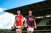29 January 2019; Seamus Harnedy of Cork and Paul Morris of Wexford during an Allianz Hurling League media event ahead of the Cork and Wexford fixture at Páirc Uí Chaoimh, Co. Cork. Photo by Eóin Noonan/Sportsfile