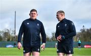 29 January 2019; Tadhg Furlong, left, and Keith Earls during Ireland Rugby Squad Training at Carton House in Maynooth, Co Kildare. Photo by David Fitzgerald/Sportsfile
