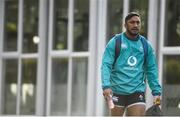 29 January 2019; Bundee Aki arrives to Ireland Rugby Squad Training at Carton House in Maynooth, Co Kildare. Photo by David Fitzgerald/Sportsfile