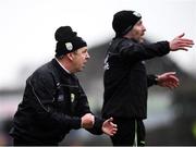 27 January 2019; Kerry manager Peter Keane and selector Tommy Griffin, right, during the Allianz Football League Division 1 Round 1 match between Kerry and Tyrone at Fitzgerald Stadium in Killarney, Kerry. Photo by Stephen McCarthy/Sportsfile