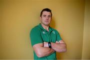 29 January 2019; CJ Stander poses for a portrait following an Ireland Rugby press conference at Carton House in Maynooth, Co Kildare. Photo by David Fitzgerald/Sportsfile