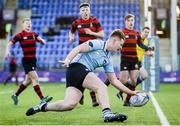 29 January 2019; James Power of St Michael's College goes over to score a try during the Bank of Ireland Leinster Schools Senior Cup Round 1 match between Kilkenny College and St Michael's College at Energia Park in Dublin. Photo by Harry Murphy/Sportsfile