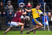20 January 2019; Donie Smith of Roscommon in action against Eoghan Kerin of Galway during the Connacht FBD League Final match between Galway and Roscommon at Tuam Stadium in Galway. Photo by Sam Barnes/Sportsfile
