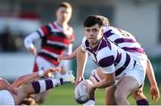 30 January 2019; Ross MacGoey of Clongowes Wood College during the Bank of Ireland Leinster Schools Senior Cup Round 1 match between Wesley College and Clongowes Wood College at Energia Park in Dublin. Photo by Ben McShane/Sportsfile