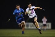 30 January 2019; Darren Gavin of University College Dublin in action against Callum Pearson of TU Dublin City Campus during the Electric Ireland Sigerson Cup Round 3 match between UCD and TUDCC at Billings Park in UCD, Dublin. Photo by Eóin Noonan/Sportsfile