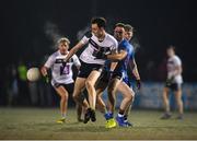 30 January 2019; Darren Gavin of University College Dublin is tackled by David Toner of TU Dublin City Campus during the Electric Ireland Sigerson Cup Round 3 match between UCD and TUDCC at Billings Park in UCD, Dublin. Photo by Eóin Noonan/Sportsfile