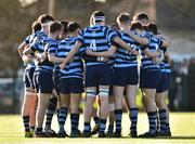 30 January 2019; Castleknock College players before the Bank of Ireland Leinster Schools Senior Cup Round 1 match between Gonzaga College and Castleknock College at Castle Avenue in Dublin. Photo by Matt Browne/Sportsfile