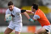 27 January 2019; Ben McCormack of Kildare in action against James Morgan of Armagh during the Allianz Football League Division 2 Round 1 match between Kildare and Armagh at St Conleth's Park in Newbridge, Kildare. Photo by Piaras Ó Mídheach/Sportsfile