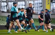 31 January 2019; Niall Scannell, left, and James Ryan during Ireland rugby squad training at Aviva Stadium, Dublin. Photo by Brendan Moran/Sportsfile