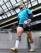 31 January 2019; Andrew Porter arrives for Ireland rugby squad training at Aviva Stadium, Dublin. Photo by Brendan Moran/Sportsfile