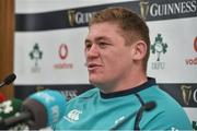 31 January 2019; Tadhg Furlong during an Ireland rugby squad press conference at the Aviva Stadium in Dublin. Photo by Matt Browne/Sportsfile