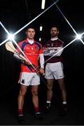 31 January 2019;  Éanna Burke of St. Thomas, left, is pictured alongside Neil McManus of Ruairí Óg Cushendall’s, ahead of the AIB GAA All-Ireland Senior Hurling Club Championship Semi-Final taking place at Croke Park on Saturday, February 9th. For exclusive content and behind the scenes action throughout the AIB GAA & Camogie Club Championships follow AIB GAA on Facebook, Twitter, Instagram and Snapchat. Photo by Sam Barnes/Sportsfile