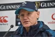 31 January 2019; Head coach Joe Schmidt during an Ireland rugby squad press conference at the Aviva Stadium in Dublin. Photo by Matt Browne/Sportsfile