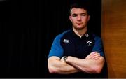 31 January 2019; Peter O'Mahony poses for a portrait after an Ireland rugby squad press conference at Aviva Stadium, Dublin. Photo by Brendan Moran/Sportsfile