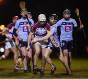 31 January 2019; Michael Carey of UL in action against his brother Sean Carey of UCD during the Electric Ireland Fitzgibbon Cup Group A Round 3 match between University College Dublin and University of Limerick at Billings Park in Belfield, Dublin. Photo by Stephen McCarthy/Sportsfile