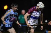 31 January 2019; Michael Carey of UL in action against his brother Sean Carey of UCD during the Electric Ireland Fitzgibbon Cup Group A Round 3 match between University College Dublin and University of Limerick at Billings Park in Belfield, Dublin. Photo by Stephen McCarthy/Sportsfile