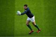 1 February 2019; Jacob Stockdale during the Ireland Rugby captain's run at the Aviva Stadium in Dublin. Photo by Ramsey Cardy/Sportsfile