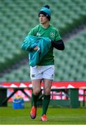 1 February 2019; Jonathan Sexton during the Ireland Rugby captain's run at the Aviva Stadium in Dublin. Photo by Brendan Moran/Sportsfile