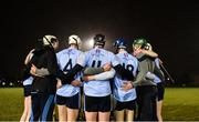 31 January 2019; UCD players prior to the Electric Ireland Fitzgibbon Cup Group A Round 3 match between University College Dublin and University of Limerick at Billings Park in Belfield, Dublin. Photo by Stephen McCarthy/Sportsfile