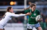 1 February 2019; Lauren Delany of Ireland is tackled by Jess Breach of England during the Women's Six Nations Rugby Championship match between Ireland and England at Energia Park in Donnybrook, Dublin. Photo by Ramsey Cardy/Sportsfile