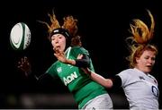1 February 2019; Aoife McDermott of Ireland in action against Catherine O’Donnell of England during the Women's Six Nations Rugby Championship match between Ireland and England at Energia Park in Donnybrook, Dublin. Photo by Ramsey Cardy/Sportsfile