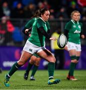1 February 2019; Nicole Fowley of Ireland during the Women's Six Nations Rugby Championship match between Ireland and England at Energia Park in Donnybrook, Dublin. Photo by Ramsey Cardy/Sportsfile