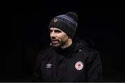 1 February 2019; Mark Kenneally, St Patrick's Athletic Strength & Conditioning coach, during the pre-season friendly match between Shelbourne and St Patrick's Athletic at the AUL Complex in Clonshaugh, Dublin. Photo by Stephen McCarthy/Sportsfile