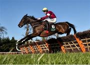 2 February 2019; Apple's Jade, with Jack Kennedy up, jump the last on their way to winning the BHP Insurance Irish Champion Hurdle during Day One of the Dublin Racing Festival at Leopardstown Racecourse in Dublin. Photo by Seb Daly/Sportsfile