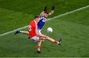 2 February 2019; Ryan Burns of Louth in action against Adam Campion of Laois during the Allianz Football League Division 3 Round 2 match between Laois and Louth at Croke Park in Dublin. Photo by Piaras Ó Mídheach/Sportsfile