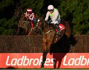 2 February 2019; Min, with Ruby Walsh up, jumps the last on their way to winning the Ladbrokes Dublin Steeplechase during Day One of the Dublin Racing Festival at Leopardstown Racecourse in Dublin. Photo by Seb Daly/Sportsfile