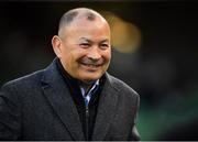 2 February 2019; England head coach Eddie Jones prior to the Guinness Six Nations Rugby Championship match between Ireland and England in the Aviva Stadium in Dublin. Photo by Brendan Moran/Sportsfile