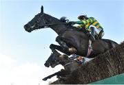 2 February 2019; Le Richebourg, with Mark Walsh up, jumps the last on their way to winning the Frank Ward Solicitors Arkle Novice Steeplechase during Day One of the Dublin Racing Festival at Leopardstown Racecourse in Dublin. Photo by Seb Daly/Sportsfile
