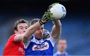 2 February 2019; Donal Kingston of Laois in action against Bevan Duffy of Louth during the Allianz Football League Division 3 Round 2 match between Laois and Louth at Croke Park in Dublin. Photo by Piaras Ó Mídheach/Sportsfile