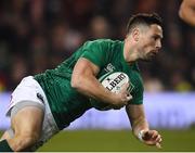 2 February 2019; John Cooney of Ireland goes over to score his side's second try during the Guinness Six Nations Rugby Championship match between Ireland and England in the Aviva Stadium in Dublin. Photo by David Fitzgerald/Sportsfile