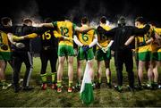 2 February 2019; Donegal players stand for the national anthem prior to the Allianz Football League Division 2 Round 2 match between Donegal and Meath at MacCumhaill Park in Ballybofey, Donegal. Photo by Stephen McCarthy/Sportsfile