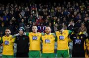 2 February 2019; Donegal supporters and players stand for a moments silence, as mark of respect to the recent victims of the road traffic accident in West Donegal, prior to the Allianz Football League Division 2 Round 2 match between Donegal and Meath at MacCumhaill Park in Ballybofey, Donegal. Photo by Stephen McCarthy/Sportsfile