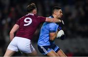2 February 2019; James McCarthy of Dublin in action against Thomas Flynn of Galway during the Allianz Football League Division 1 Round 2 match between Dublin and Galway at Croke Park in Dublin. Photo by Piaras Ó Mídheach/Sportsfile