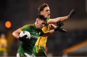 2 February 2019; Darragh Campion of Meath in action against Hugh McFadden of Donegal during the Allianz Football League Division 2 Round 2 match between Donegal and Meath at MacCumhaill Park in Ballybofey, Donegal. Photo by Stephen McCarthy/Sportsfile